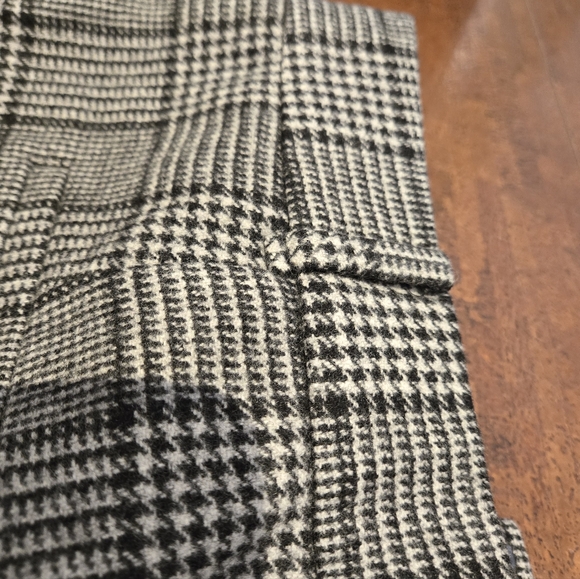 Tibi Check Wool Mini Skirt Size 0 - Picture 5 of 9